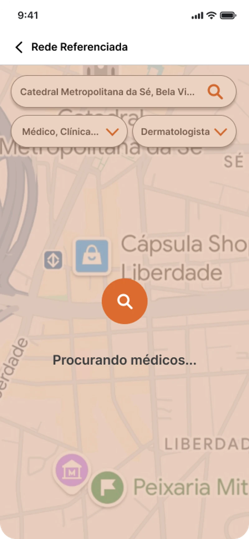 Tela do app — 02