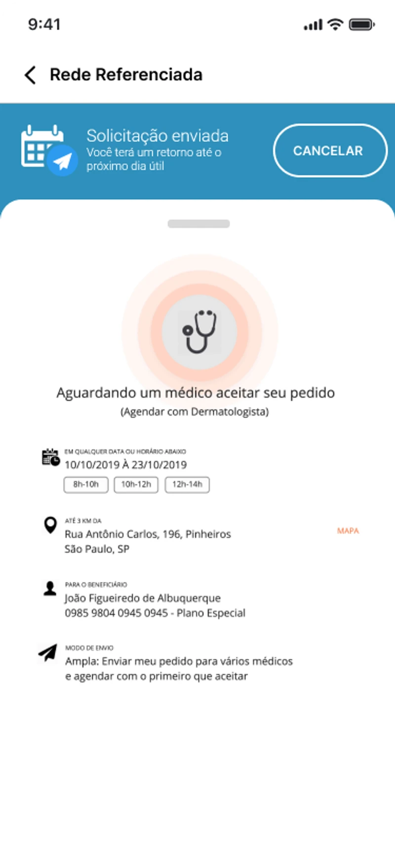 Tela do app — 5