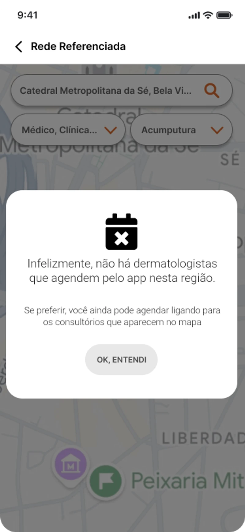 Tela do app — 8